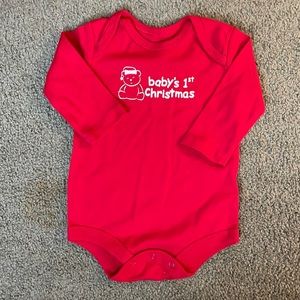 Red Baby’s 1st Christmas Onesie🎄NWOT